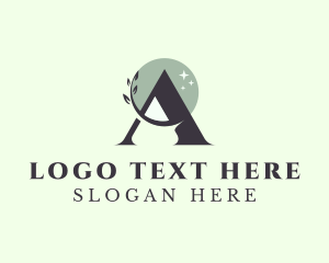 Letter - Natural Beauty Letter A logo design