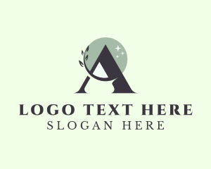 Styling - Natural Beauty Letter A logo design