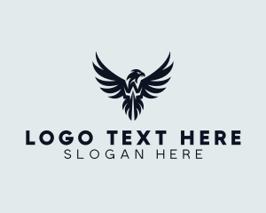Veteran - Wildlife Eagle Letter W logo design