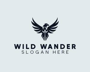 Wildlife Eagle Letter W logo design