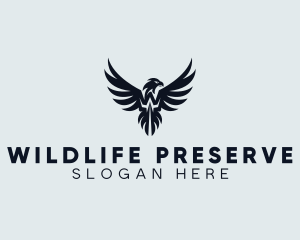 Wildlife Eagle Letter W logo design