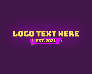 Kids - Cyber Glow Tech logo design