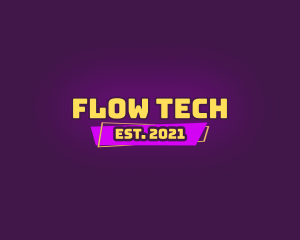 Cyber Glow Tech logo design