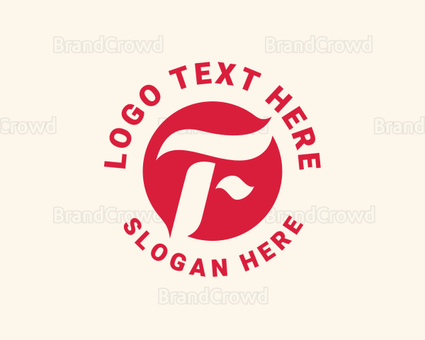 Advertising Agency Letter F Logo