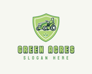 Lawn Mower Gardener logo design