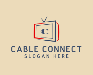 Cable - Broadcasting Media Television logo design
