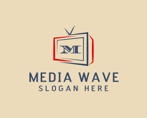 Broadcast - Broadcasting Media Television logo design