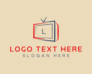 Television - Broadcasting Media Television logo design
