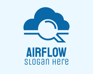 Online Cloud Search  logo design