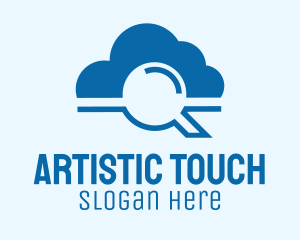 Online Cloud Search  logo design