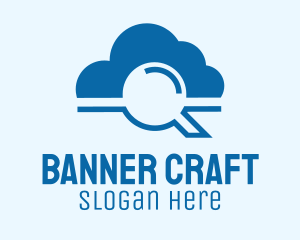 Online Cloud Search  logo design