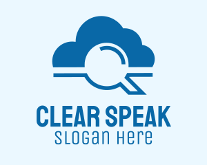 Online Cloud Search  logo design