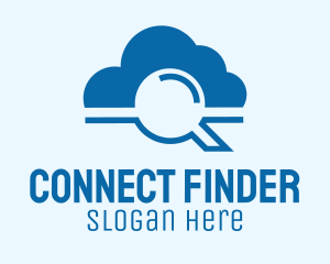 Online Cloud Search  logo design