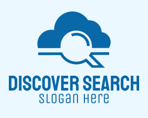 Online Cloud Search  logo design