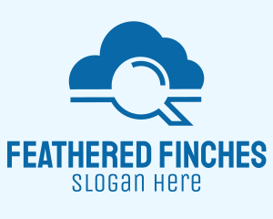 Online Cloud Search  logo design