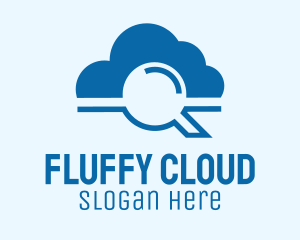 Online Cloud Search  logo design