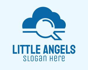 Online Cloud Search  logo design