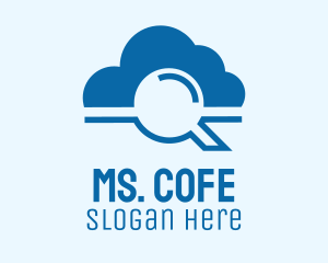 Online Cloud Search  logo design