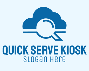 Online Cloud Search  logo design