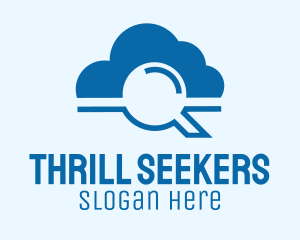 Online Cloud Search  logo design