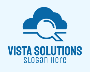 Online Cloud Search  logo design