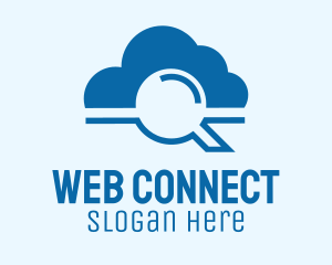 Internet - Online Cloud Search logo design