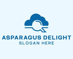 Online Cloud Search  logo design