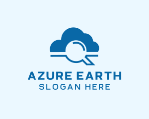 Online Cloud Search  logo design