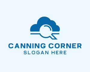 Online Cloud Search  logo design