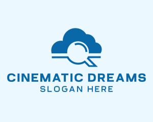 Online Cloud Search  logo design