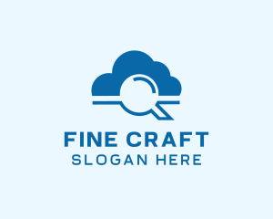 Online Cloud Search  logo design