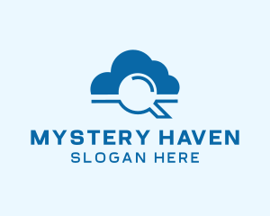 Online Cloud Search  logo design