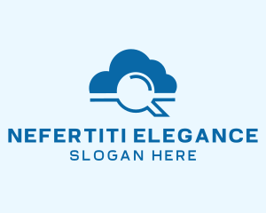 Online Cloud Search  logo design