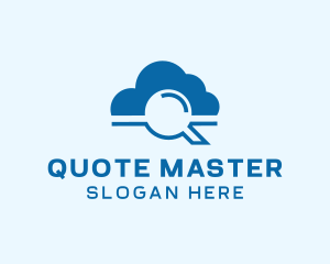 Online Cloud Search  logo design