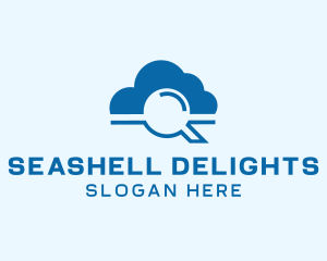 Online Cloud Search  logo design