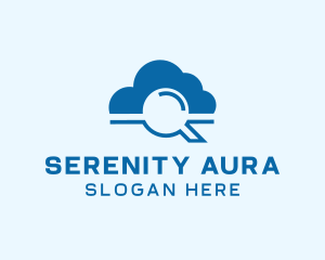 Online Cloud Search  logo design