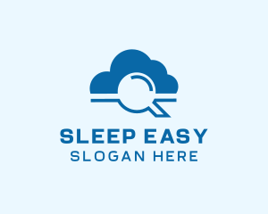 Online Cloud Search  logo design