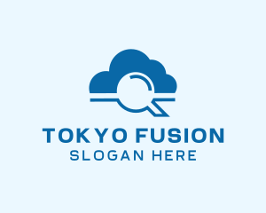 Online Cloud Search  logo design