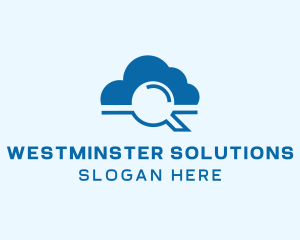 Online Cloud Search  logo design