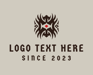Relic - Traditional Tribal Mask logo design