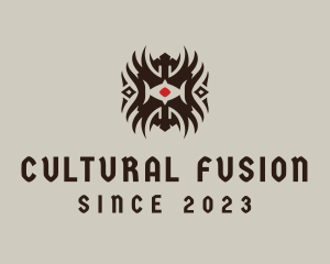 Ethnicity - Traditional Tribal Mask logo design