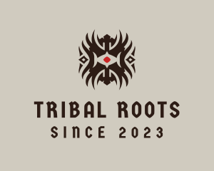 Traditional Tribal Mask logo design