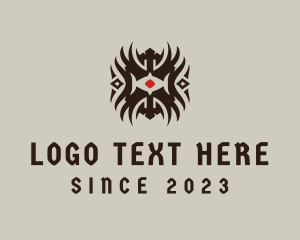 Traditional - Traditional Tribal Mask logo design