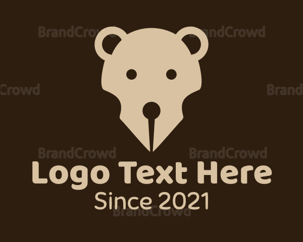 Brown Bear Pen Logo