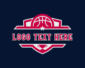 League - Athletic Basketball Varsity logo design