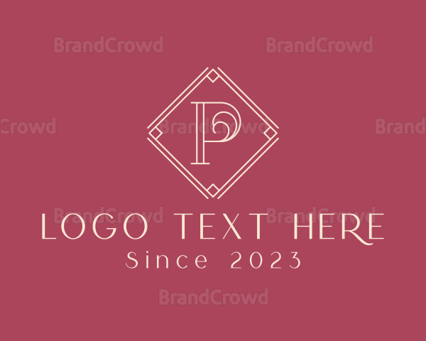 Elegant Minimalist Letter P Logo