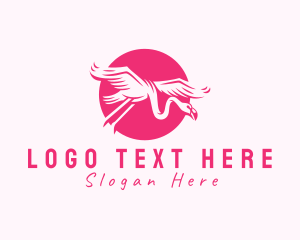 Flying Flamingo Safari Logo