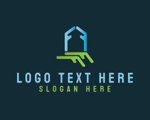 Developer - House Realty Letter F logo design