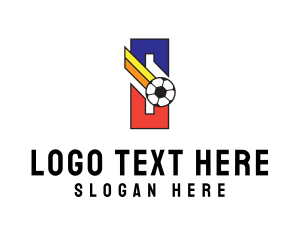 Play - Soccer Ball Letter S logo design