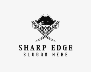 Pirate Sword Hunter logo design